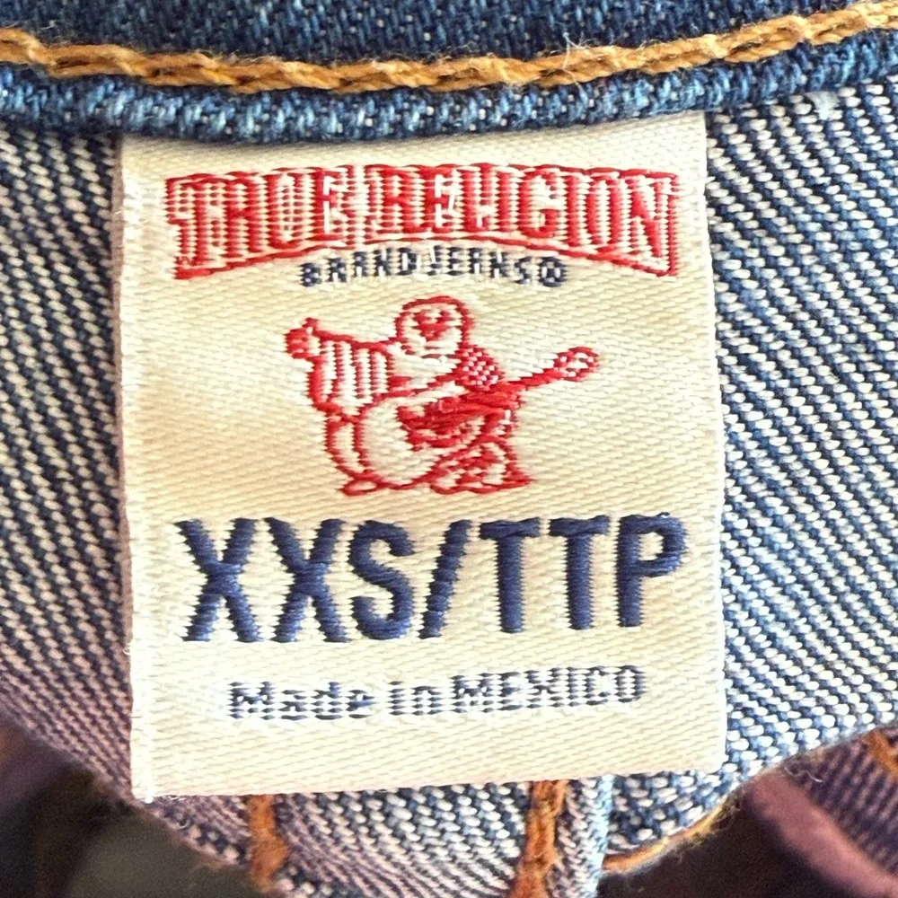 True Religion Blue Denim Overalls - Picture 2 of 6